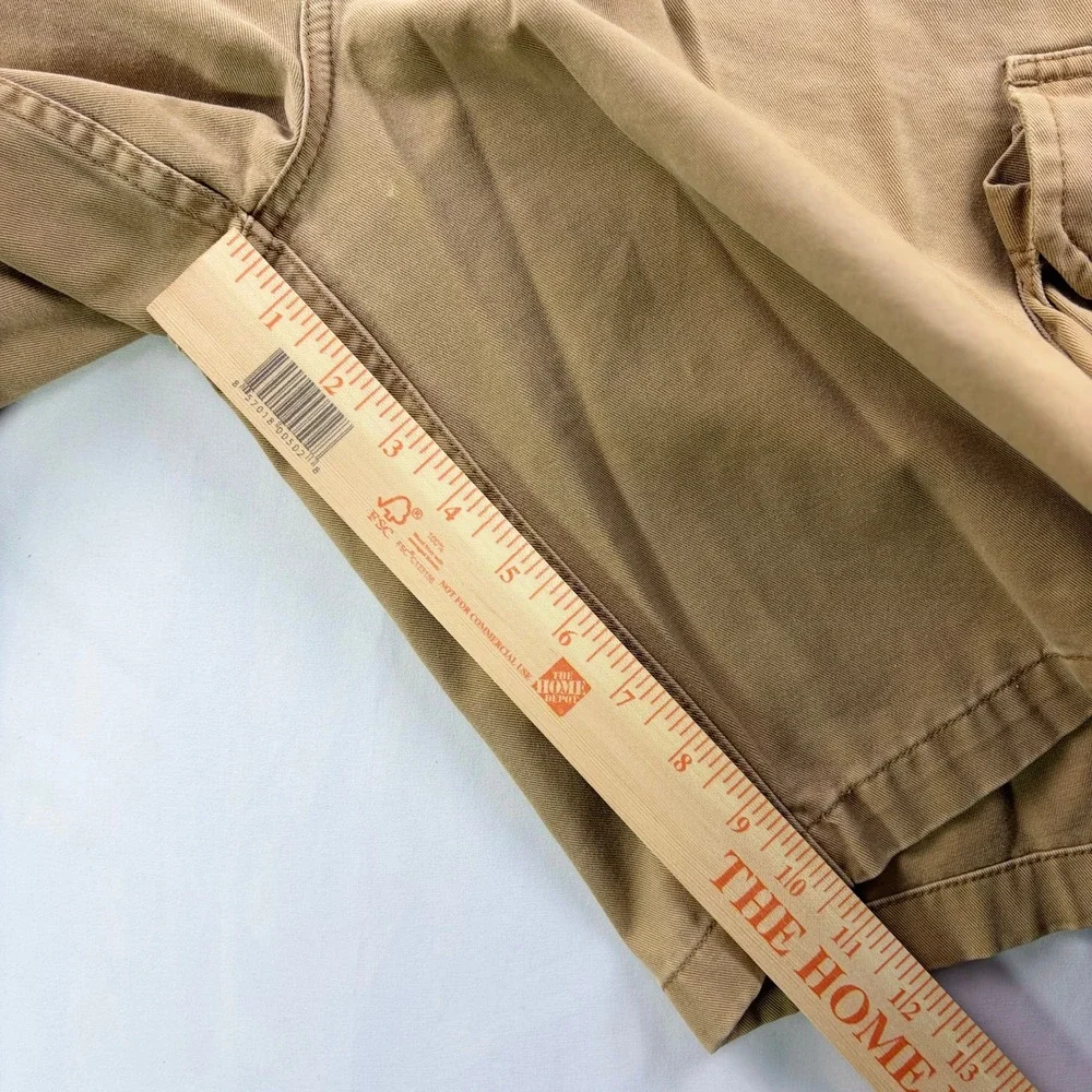 Polo Jeans Co Ralph Lauren 1967 Cargo Shorts Mens 36 Tan Cotton Military Surplus